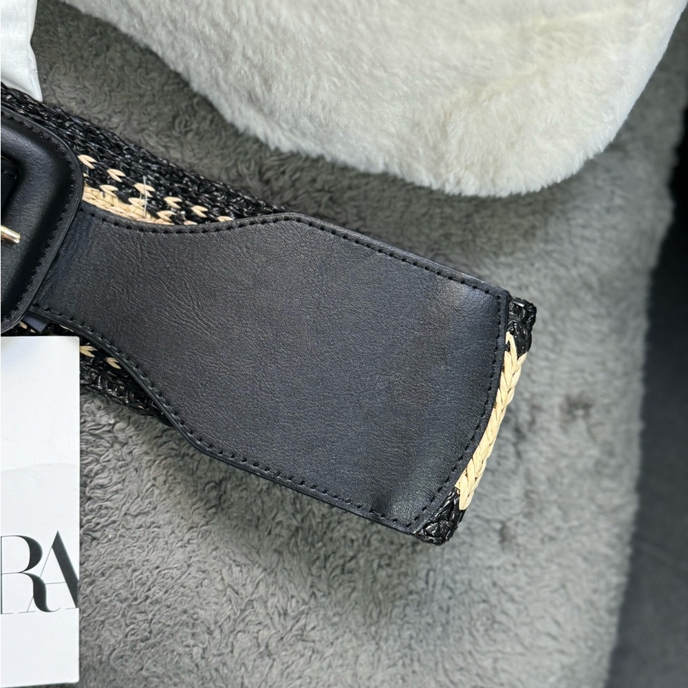 NWT Zara Accessories Woven Combination Belt Size 30 US - Picture 11 of 11